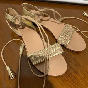 Jack Rogers tie up sandals —size 7.5